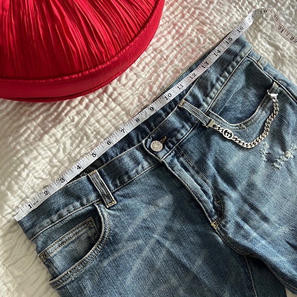 Authentic Gucci chain denim jeans - Picture 9 of 12